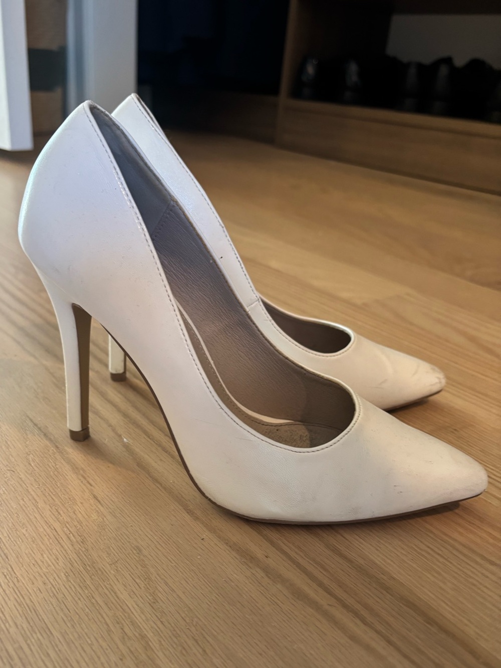 French Connection 
White Women's Stiletto Heels - Classic Elegant Pump